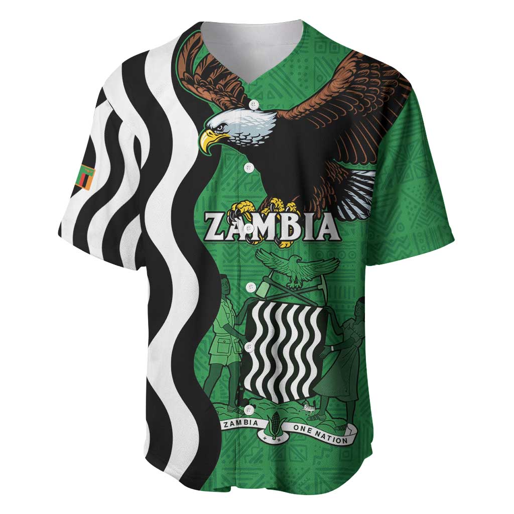 Zambia Baseball Jersey One Zambia One Nation