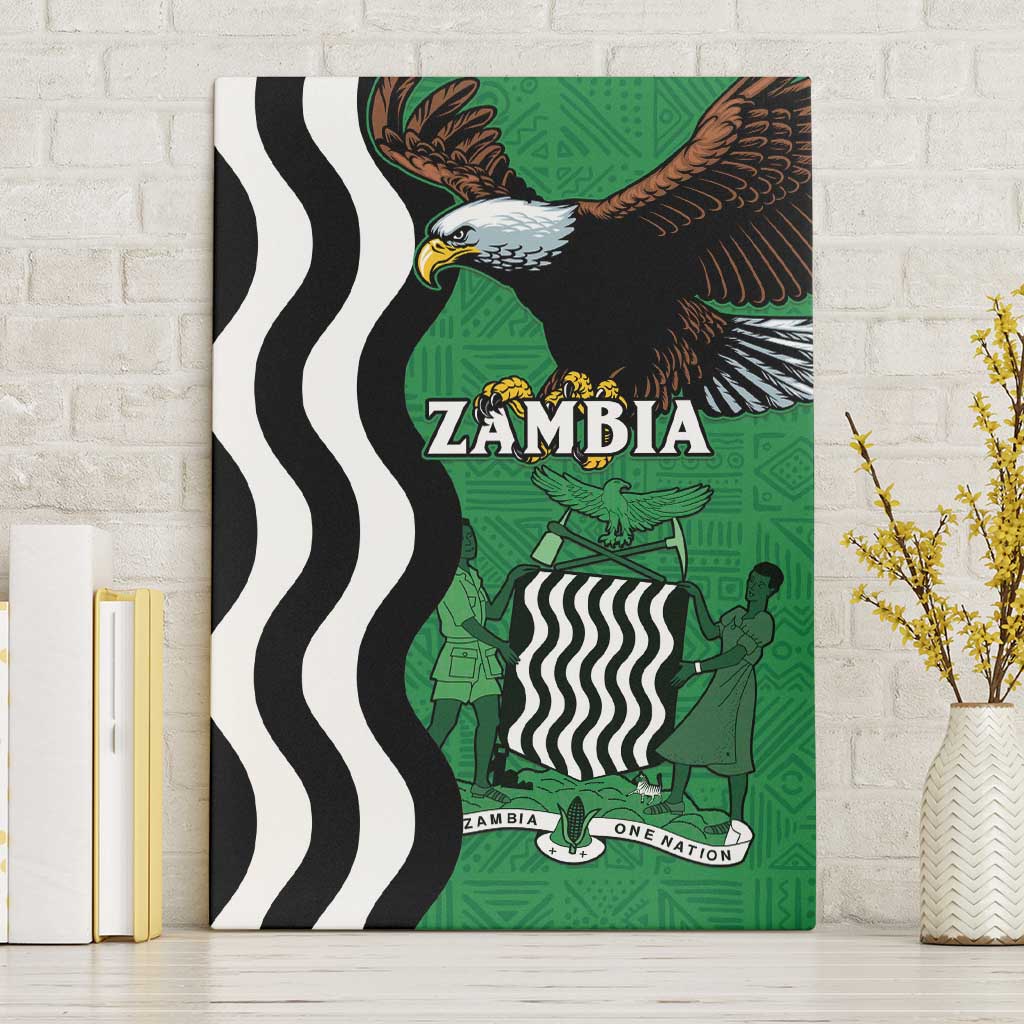 Zambia Canvas Wall Art One Zambia One Nation