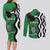 Zambia Couples Matching Long Sleeve Bodycon Dress and Long Sleeve Button Shirt One Zambia One Nation