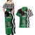 Zambia Couples Matching Off Shoulder Maxi Dress and Hawaiian Shirt One Zambia One Nation