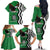 Zambia Family Matching Off The Shoulder Long Sleeve Dress and Hawaiian Shirt One Zambia One Nation