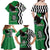 Zambia Family Matching Off Shoulder Maxi Dress and Hawaiian Shirt One Zambia One Nation