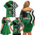 Zambia Family Matching Off Shoulder Short Dress and Hawaiian Shirt One Zambia One Nation