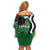 Zambia Family Matching Off Shoulder Short Dress and Hawaiian Shirt One Zambia One Nation