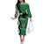 Zambia Off The Shoulder Long Sleeve Dress One Zambia One Nation