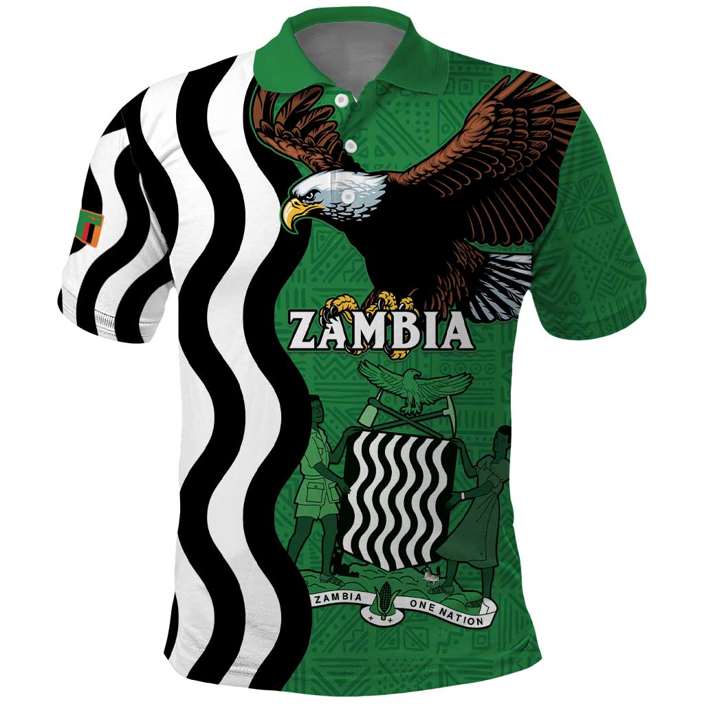 Zambia Polo Shirt One Zambia One Nation