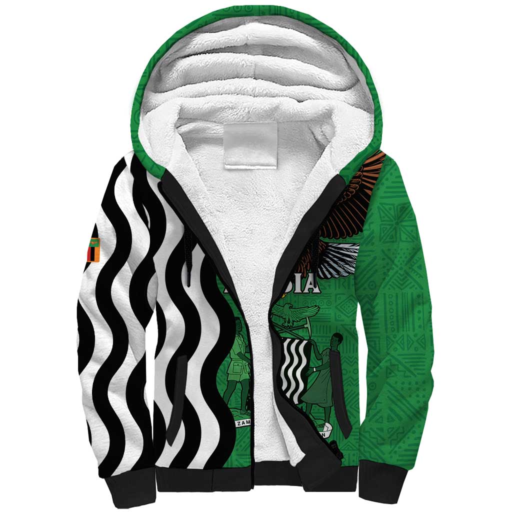 Zambia Sherpa Hoodie One Zambia One Nation