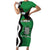 Zambia Short Sleeve Bodycon Dress One Zambia One Nation