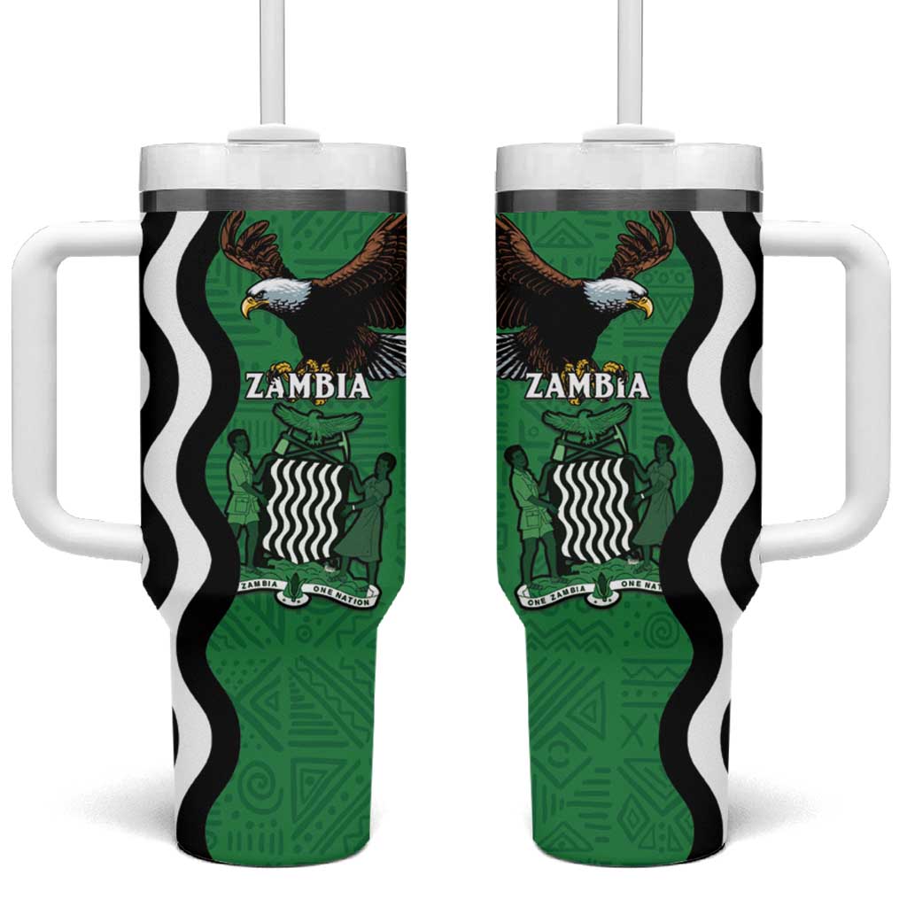 Zambia Tumbler With Handle One Zambia One Nation