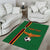 Custom Zambia Football Area Rug Go Copper Bullets