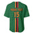 Custom Zambia Football Baseball Jersey Go Copper Bullets