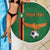 Custom Zambia Football Beach Blanket Go Copper Bullets