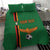 Custom Zambia Football Bedding Set Go Copper Bullets