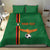 Custom Zambia Football Bedding Set Go Copper Bullets