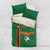 Custom Zambia Football Bedding Set Go Copper Bullets