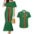 Custom Zambia Football Couples Matching Mermaid Dress and Hawaiian Shirt Go Copper Bullets