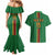 Custom Zambia Football Couples Matching Mermaid Dress and Hawaiian Shirt Go Copper Bullets