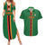 Custom Zambia Football Couples Matching Summer Maxi Dress and Hawaiian Shirt Go Copper Bullets