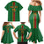 Custom Zambia Football Family Matching Mermaid Dress and Hawaiian Shirt Go Copper Bullets