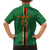 Custom Zambia Football Family Matching Off The Shoulder Long Sleeve Dress and Hawaiian Shirt Go Copper Bullets