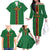 Custom Zambia Football Family Matching Off The Shoulder Long Sleeve Dress and Hawaiian Shirt Go Copper Bullets