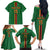 Custom Zambia Football Family Matching Off The Shoulder Long Sleeve Dress and Hawaiian Shirt Go Copper Bullets