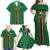 Custom Zambia Football Family Matching Off Shoulder Maxi Dress and Hawaiian Shirt Go Copper Bullets