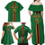 Custom Zambia Football Family Matching Off Shoulder Maxi Dress and Hawaiian Shirt Go Copper Bullets