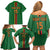 Custom Zambia Football Family Matching Off Shoulder Short Dress and Hawaiian Shirt Go Copper Bullets