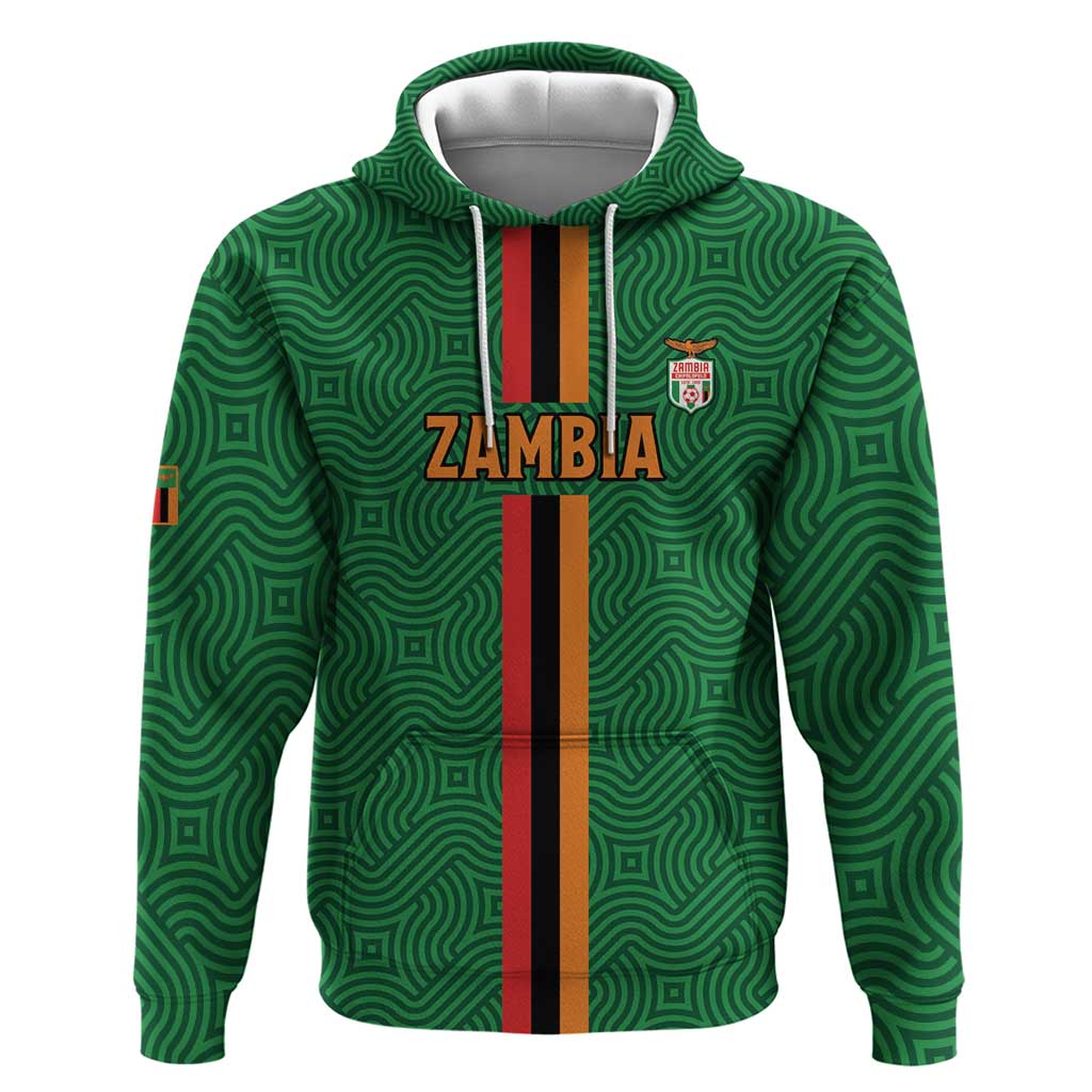 Custom Zambia Football Hoodie Go Copper Bullets