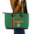 Custom Zambia Football Leather Tote Bag Go Copper Bullets