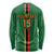 Custom Zambia Football Long Sleeve Shirt Go Copper Bullets