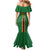 Custom Zambia Football Mermaid Dress Go Copper Bullets