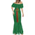 Custom Zambia Football Mermaid Dress Go Copper Bullets