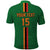 Custom Zambia Football Polo Shirt Go Copper Bullets