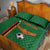 Custom Zambia Football Quilt Bed Set Go Copper Bullets