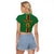 Custom Zambia Football Raglan Cropped T Shirt Go Copper Bullets