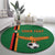 Custom Zambia Football Round Carpet Go Copper Bullets