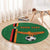 Custom Zambia Football Round Carpet Go Copper Bullets