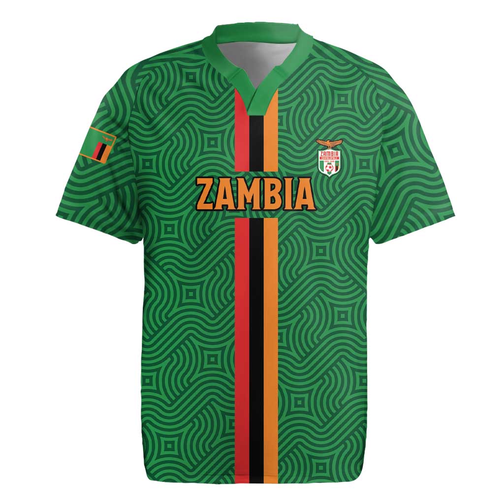 Custom Zambia Football Rugby Jersey Go Copper Bullets