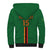 Custom Zambia Football Sherpa Hoodie Go Copper Bullets