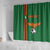 Custom Zambia Football Shower Curtain Go Copper Bullets