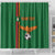 Custom Zambia Football Shower Curtain Go Copper Bullets