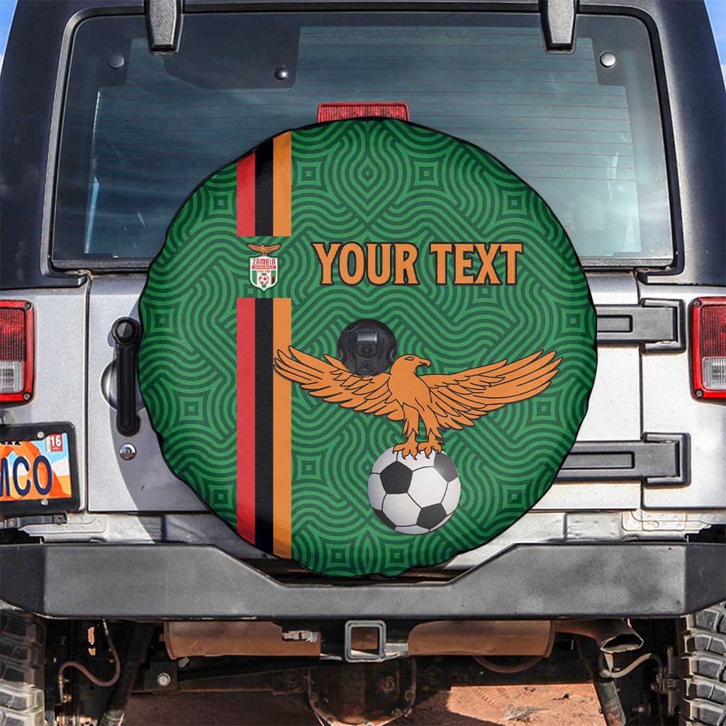 Custom Zambia Football Spare Tire Cover Go Copper Bullets