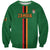 Custom Zambia Football Sweatshirt Go Copper Bullets