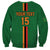 Custom Zambia Football Sweatshirt Go Copper Bullets