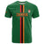 Custom Zambia Football T Shirt Go Copper Bullets