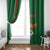 Custom Zambia Football Window Curtain Go Copper Bullets