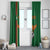 Custom Zambia Football Window Curtain Go Copper Bullets