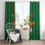 Custom Zambia Football Window Curtain Go Copper Bullets